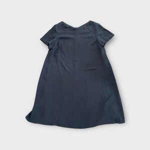 MM.LaFleur Women's Black Dress Short Sleeve A-Line Career Professional XL